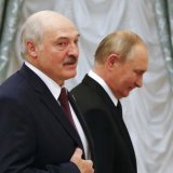 Vladimir Poutine et Alexander Loukachenko. les présidents russe et bélarusse, soufflent le chaud et le froid dans la crise des migrants (Photo prétexte).